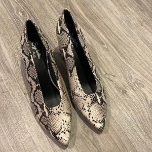 Snake Skin Heel